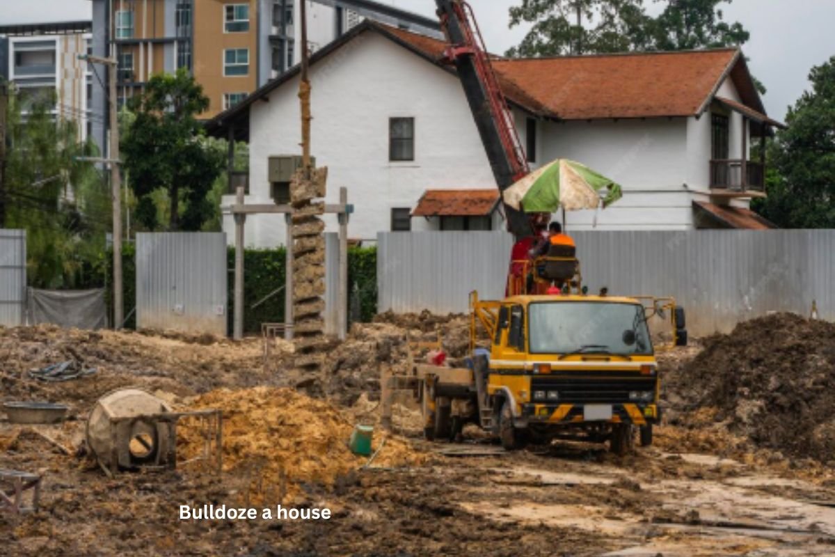 Bulldoze a house